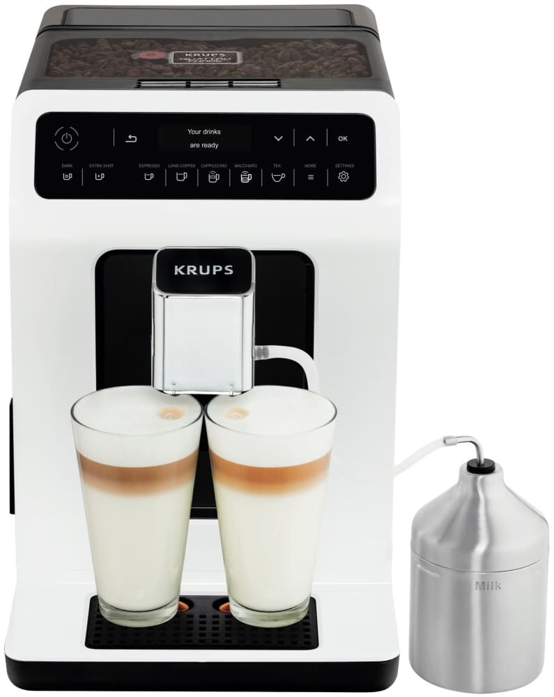 Кофемашина Krups EA891110 White Black