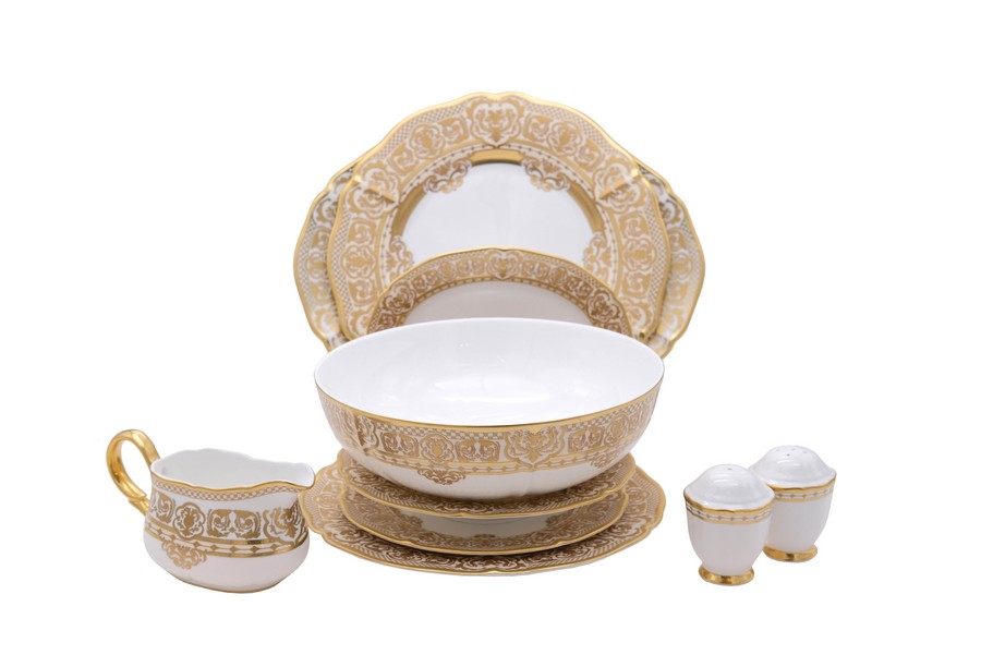 Prouna Сервиз столовый 6 персон 25 предметов Carlsbad Queen Creme Gold/1