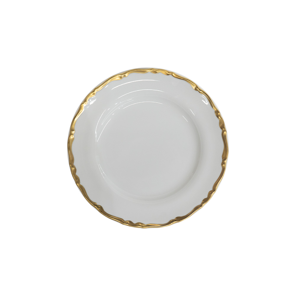 Набор тарелок 25 см 6 шт AG 841Gold/1