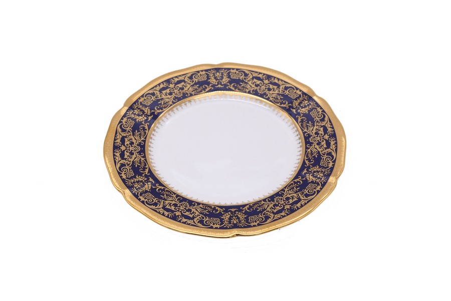 Prouna Набор тарелок 21 см 6 шт Clarice Cobalt Gold/1
