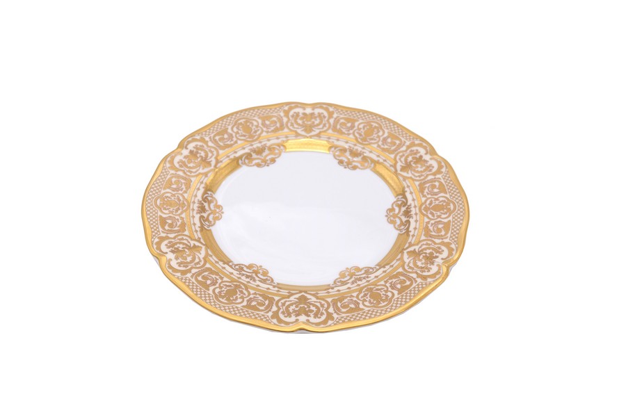 Prouna Набор тарелок 21 см 6 шт Carlsbad Queen Creme Gold/1
