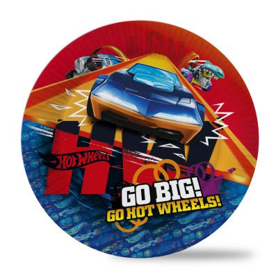 Hot Wheels Набор тарелок 18 см 6 шт бумажные/96/6