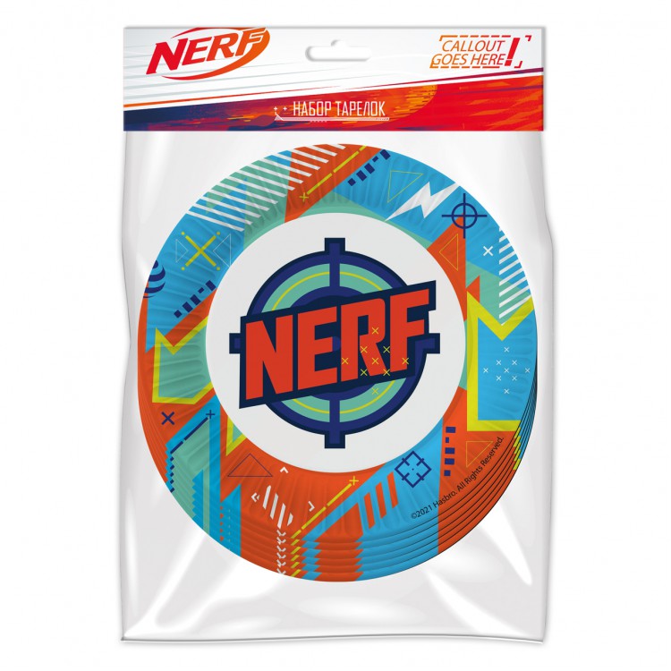 Nerf Набор тарелок 18 см/36