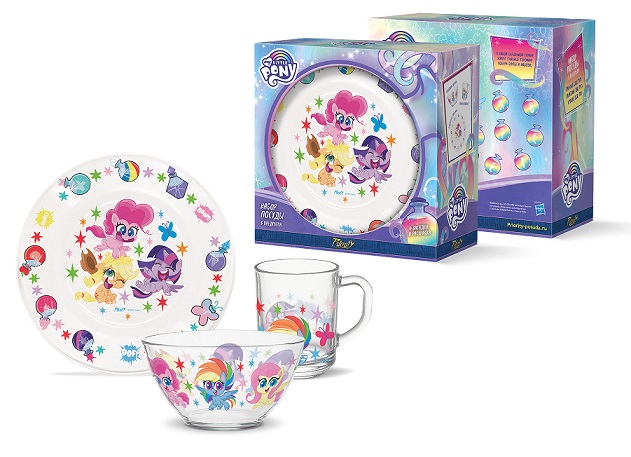 My Little Pony Набор посуды детский/ 4