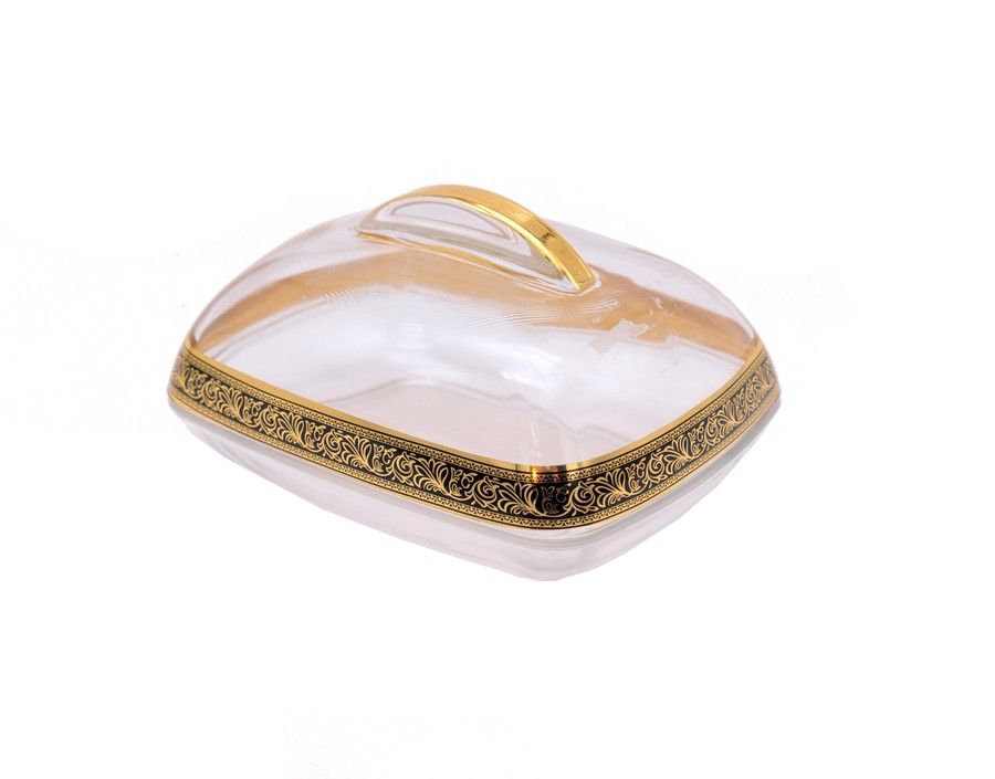 Масленка 15*11,8 см Lilit Golden Black D 31-5I0E