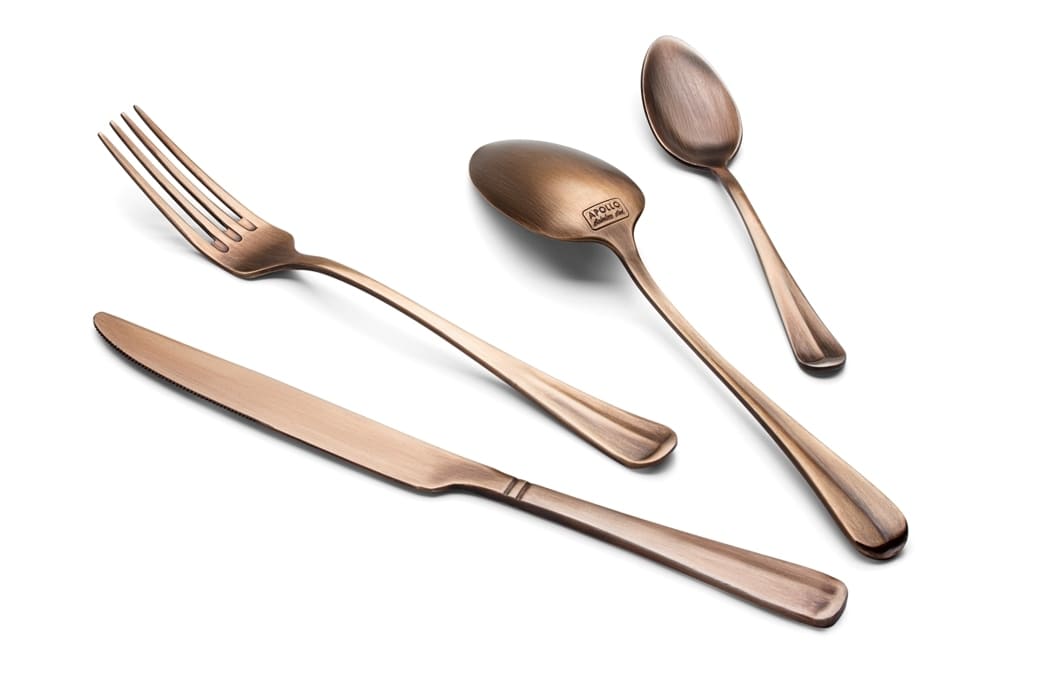 Baguette Copper Набор столовых приборов genio 24 предмета/6