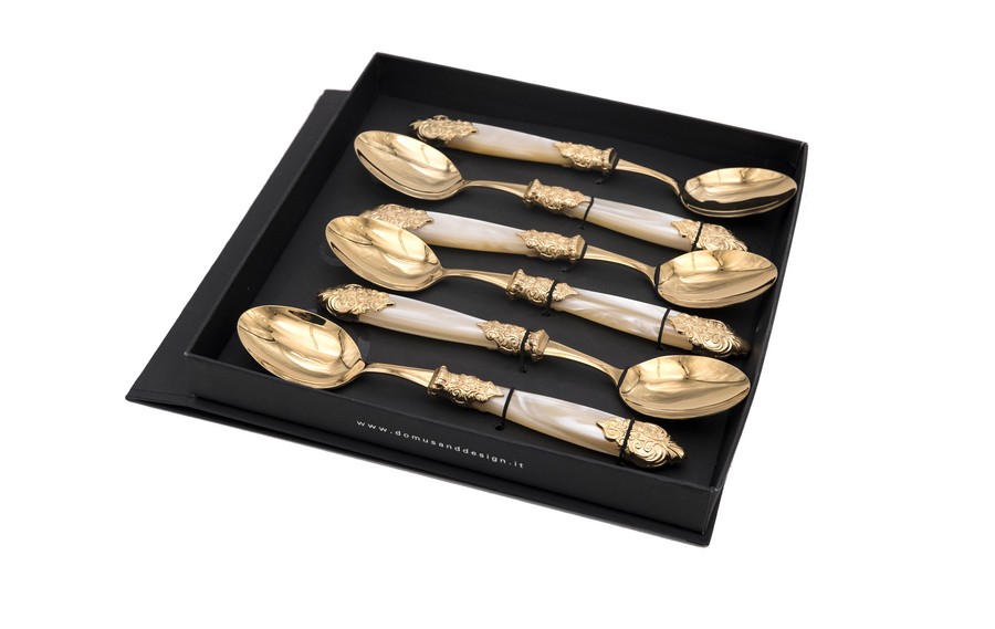 Набор столовых ложек 6 шт Версаль Luxury Gold+Gold Champagne Pearl Color/1