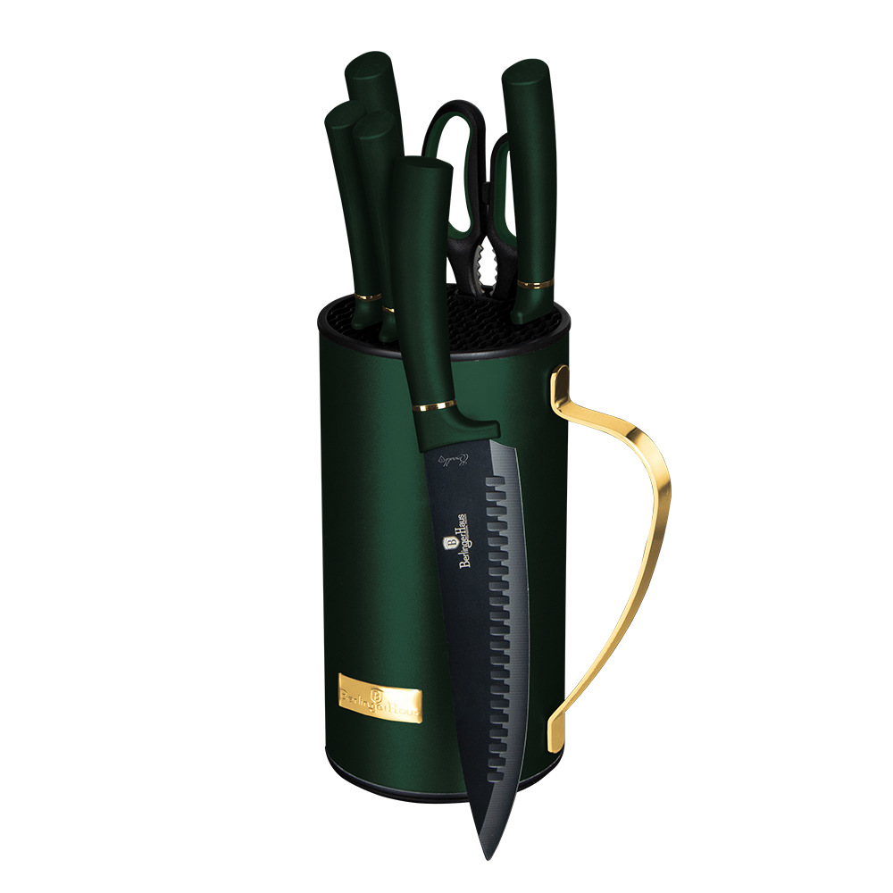 Emerald Metallic Line Набор ножей на подставке 7 предметов/6
