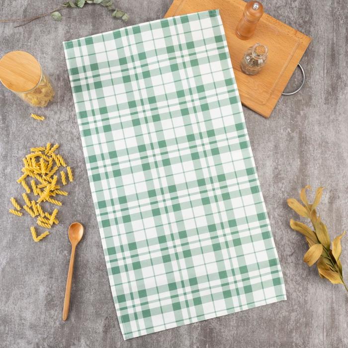 Полотенце 40*70 см Этель Eucalyptus клетка саржа