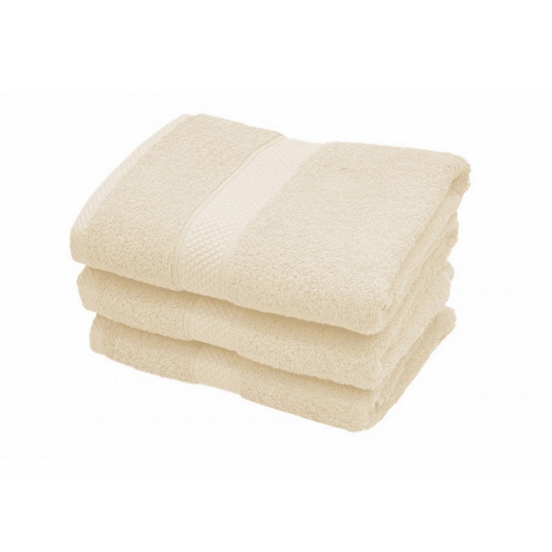Полотенце Arya Однотонное 70*140 Miranda Soft Экрю