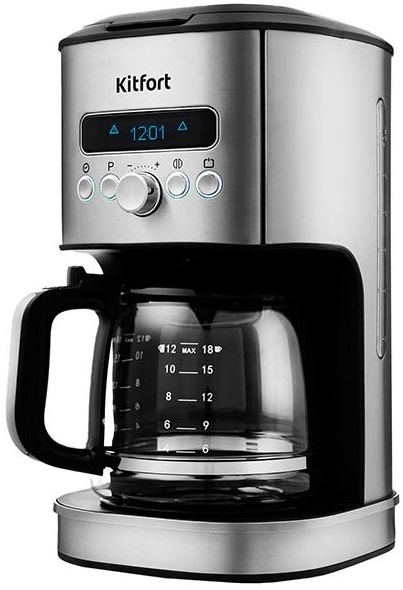 Кофеварка Kitfort KT-767 stainless steel