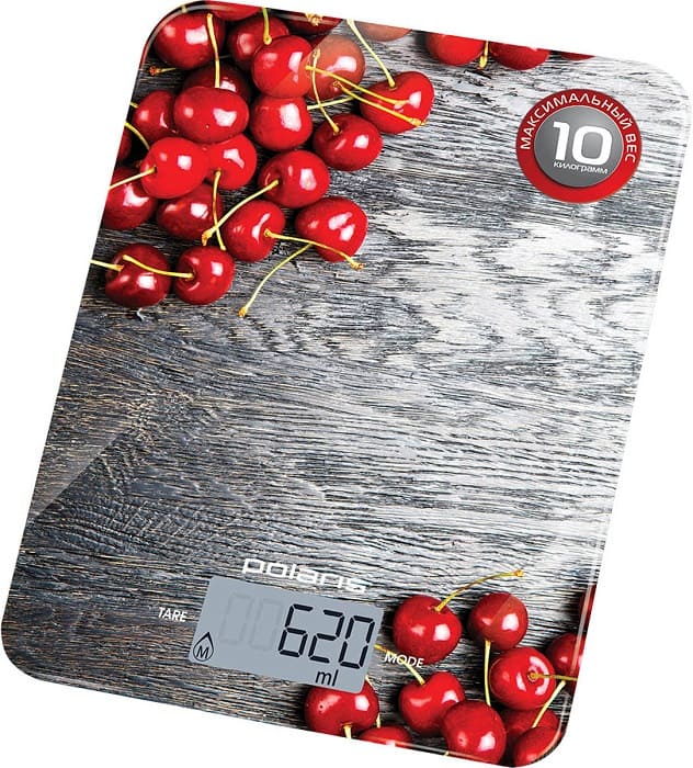 Весы кухонные Polaris PKS 1046DG Cherry