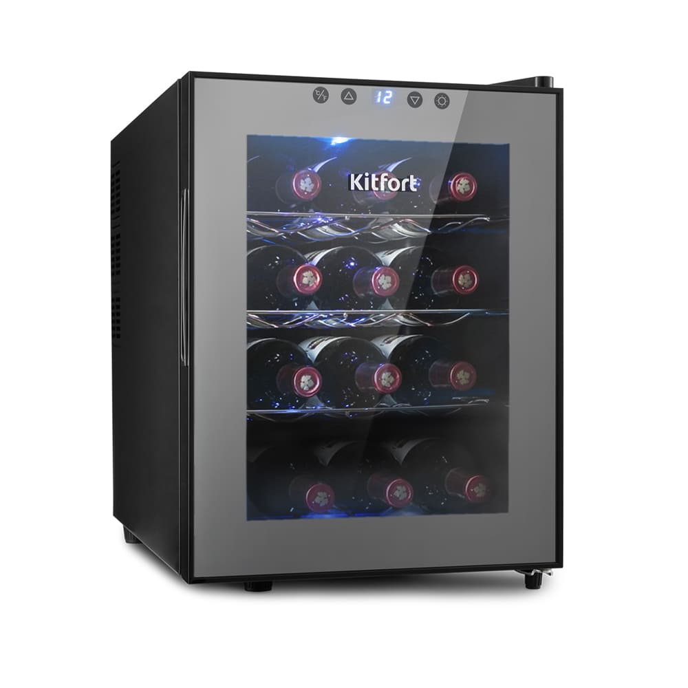 Винный шкаф Kitfort КТ-2408 black