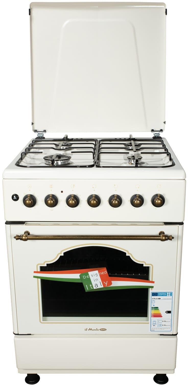 Комбинированная плита il Monte FO-GE6019 ivory rustico