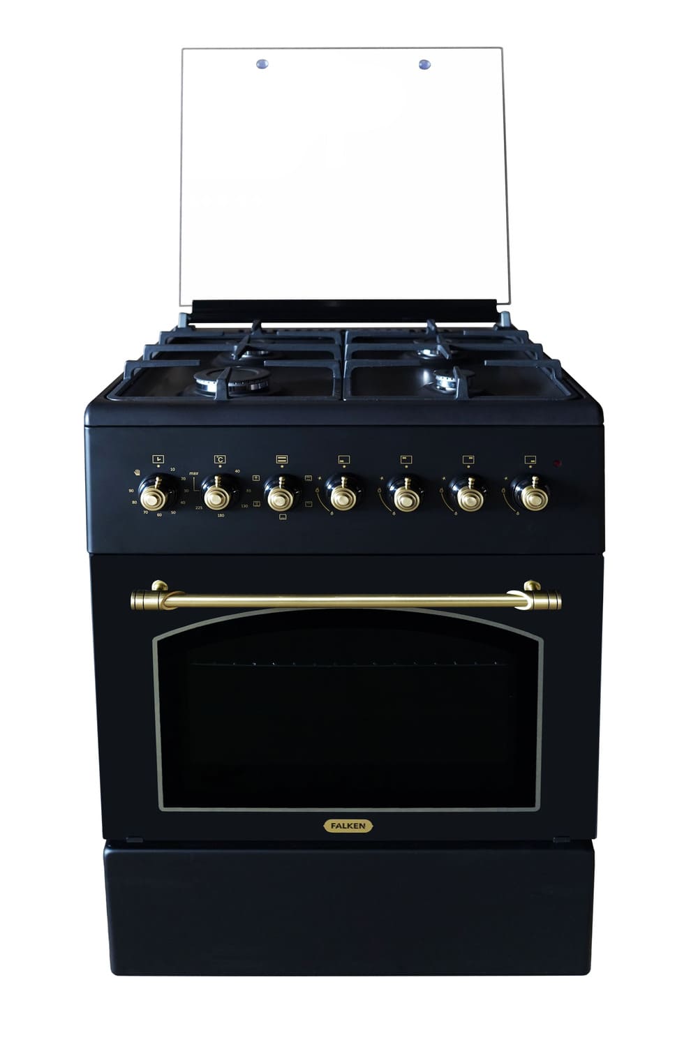 Комбинированная плита Falken G-6003-2 retro black