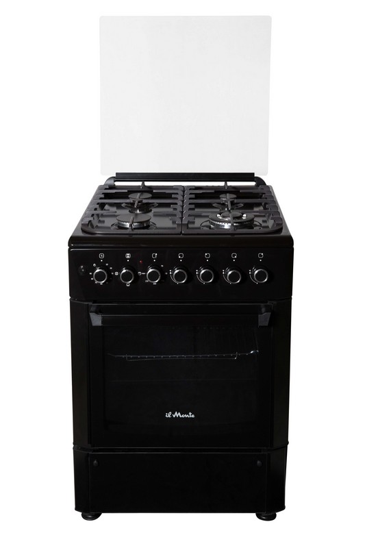 Комбинированная плита il Monte FO-GE6001 Black Luxe