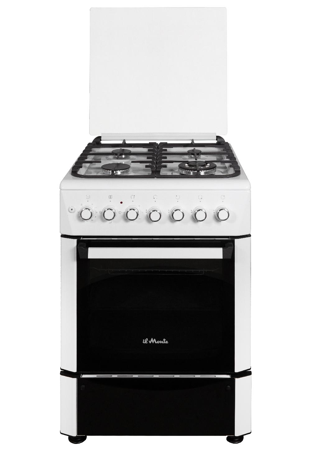 Комбинированная плита il Monte FO-GE6001 White Luxe