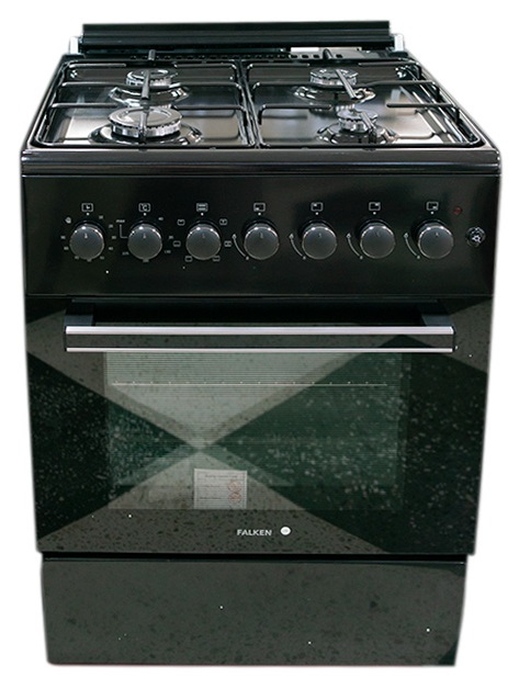 Комбинированная плита Falken G-6010-2 black