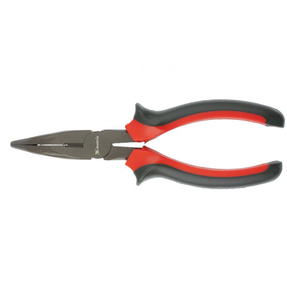 Длинногубцы изогнутые Black Nickel Matrix 180мм 17462