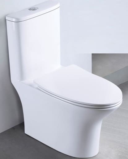 Монолит SM9614 безободковое сиденье ДП Eva Gold