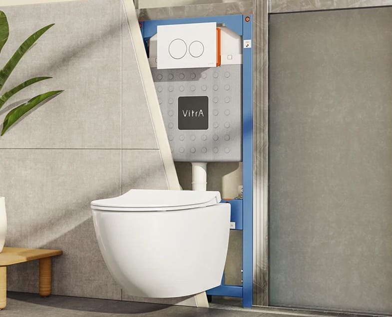 Унитаз+инстал+кнопка 9830B003-7207 Vitra