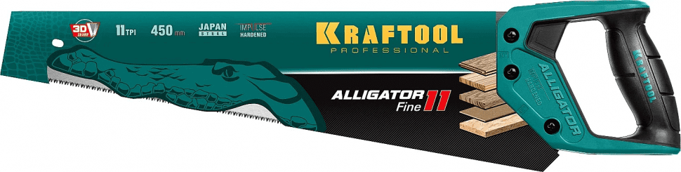 Ножовка для точного реза Alligator Fine 11 450мм Kraftool