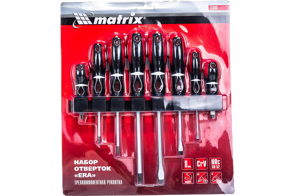 Набор отверток Era matrix 8шт 13380