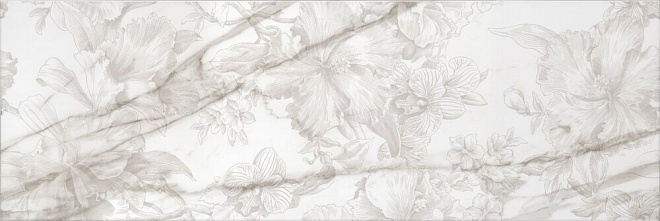 Декор керамический Прадо MLD/A110/14001R цветы обрезной 40*120см