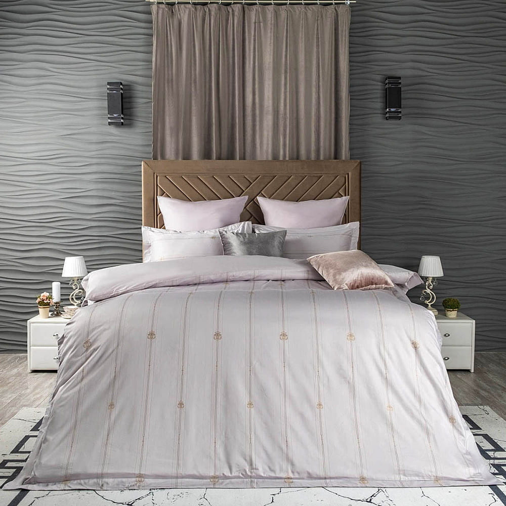 Постельное белье Arya 2 Сп. 200*220 Majestik бамбук Sabine
