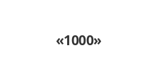 Логотип Салон мебели «1000»