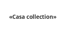 Логотип Салон мебели «Casa collection»