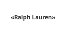 Логотип Салон мебели «Ralph Lauren»
