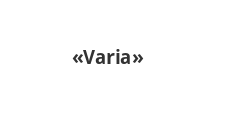 Логотип Салон мебели «Varia»