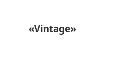Логотип Салон мебели «Vintage»