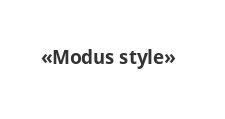 Логотип Салон мебели «Modus style»