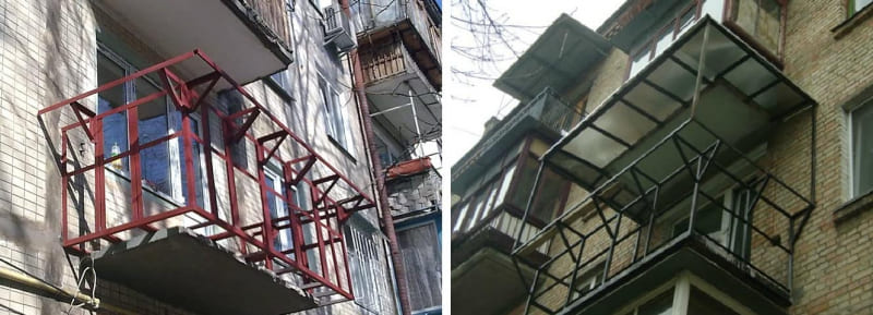 Прочный балкон: металлический каркас и его характеристики