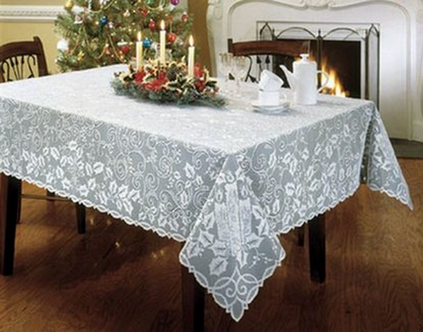 Текстиль для праздничного стола: скатерть, салфетки, дорожки (40 фото)