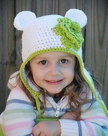 Детская шапка крючком: схема и описание шапки с ушками для детей с фото и видео