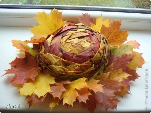Осенняя шляпа-поделка для детского сада с фото