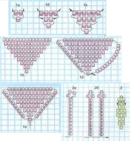 Схемы для бисероплетения сердце кольцо