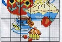 Миниатюрные вышивки крестом схемы: бесплатные маленькие картинки, чайники с фото, скачать шиповника плоды