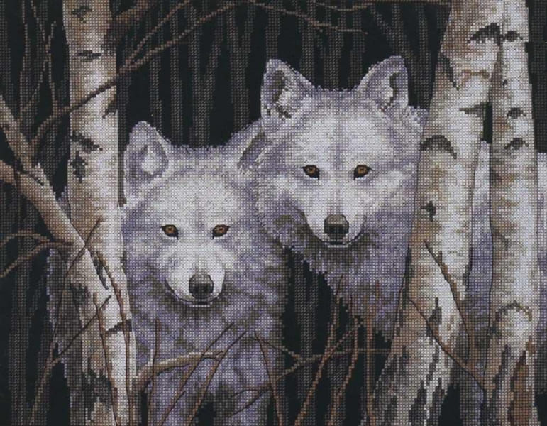 Предпросмотры, похожие на «Волки в зимнем лесу.» (№1986796) по сюжету
