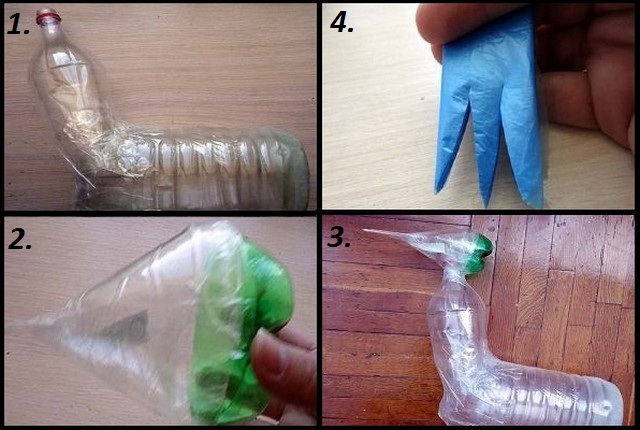 Пальма из пластиковых бутылок инструкция