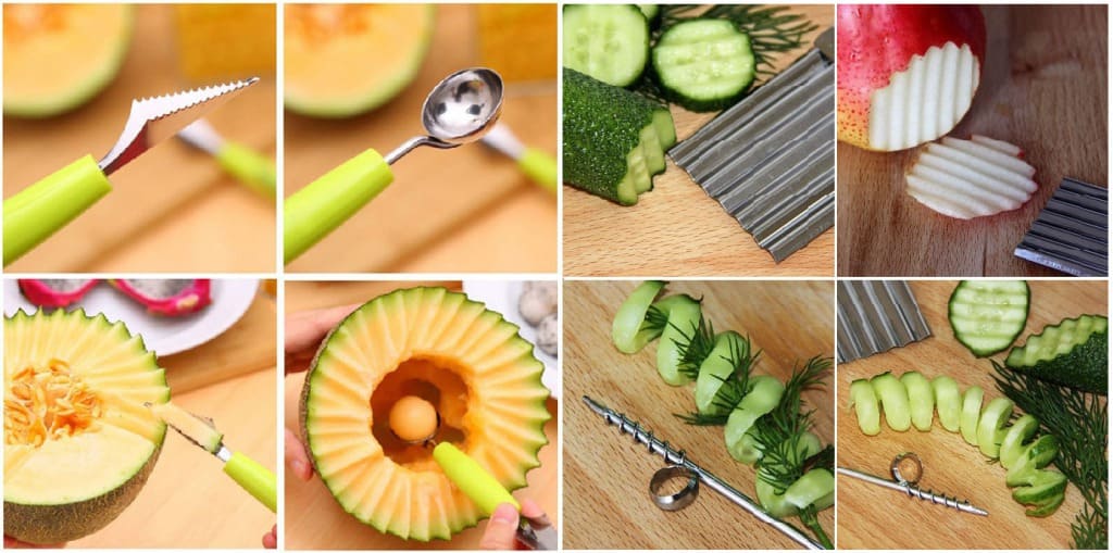 ножи для карвинга из овощей и фруктов