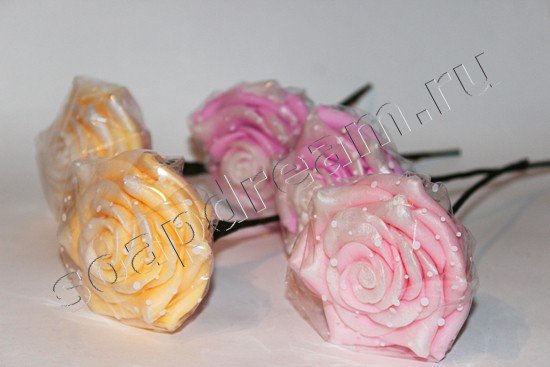 Букет из мыла: мастер-класс по изготовлению роз с фото и видео