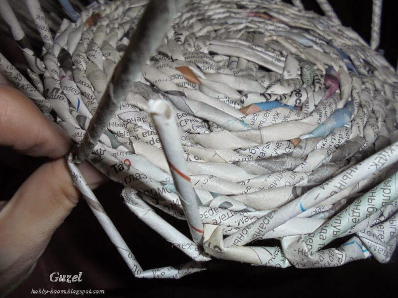 Плетение из бумажной лозы: мастер-класс для начинающих с фото и видео
