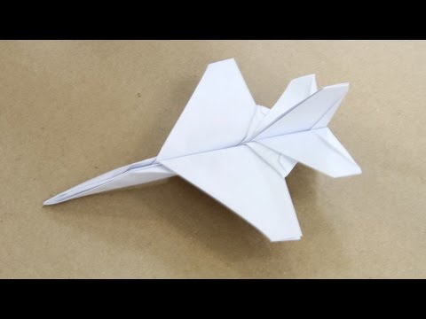 Самолет из бумаги: оригами с инструкцией и фото схем