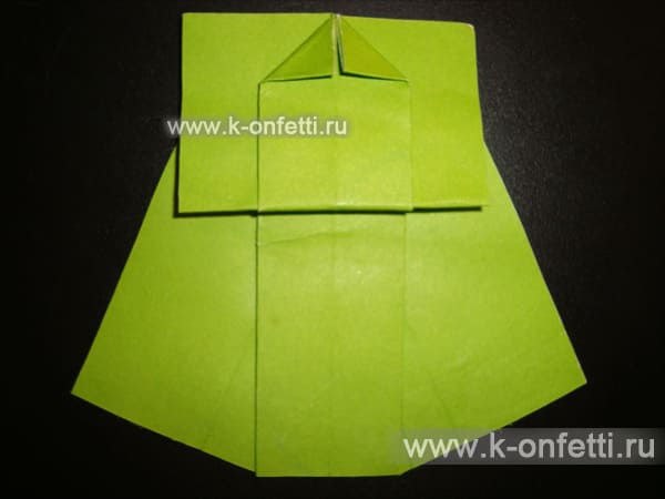 Оригами-платья из бумаги со схемами на 8 марта с видео и фото