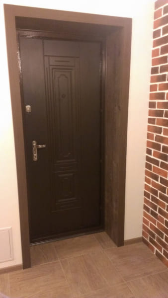 Как сделать откосы входной двери из МДФ