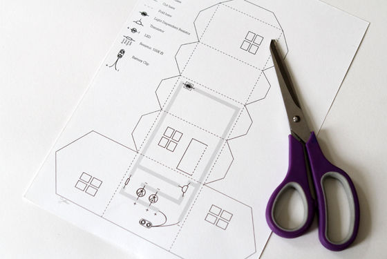 Макет дома из бумаги своими руками со схемами и фото